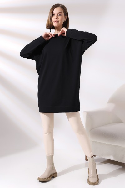 19186 KADIN LYC KOMPAKT BİSİKLET YAKA UZUN KOL SALAŞ YAKA-KOL-ETEĞİ MANŞETLİ TUNİK 19186 KADIN LYC KOMPAKT BİSİKLET YAKA UZUN KOL SALAŞ YAKA-KOL-ETEĞİ MANŞETLİ TUNİK