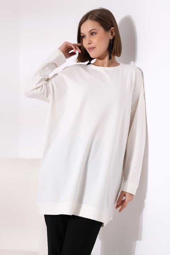 19186 BAYAN LYC COMPACK BİSİKLET YAKA UZUN KOL SALAŞ YAKA-KOL-ETEĞİ MANŞETLİ TUNİK 19186 BAYAN LYC COMPACK BİSİKLET YAKA UZUN KOL SALAŞ YAKA-KOL-ETEĞİ MANŞETLİ TUNİK