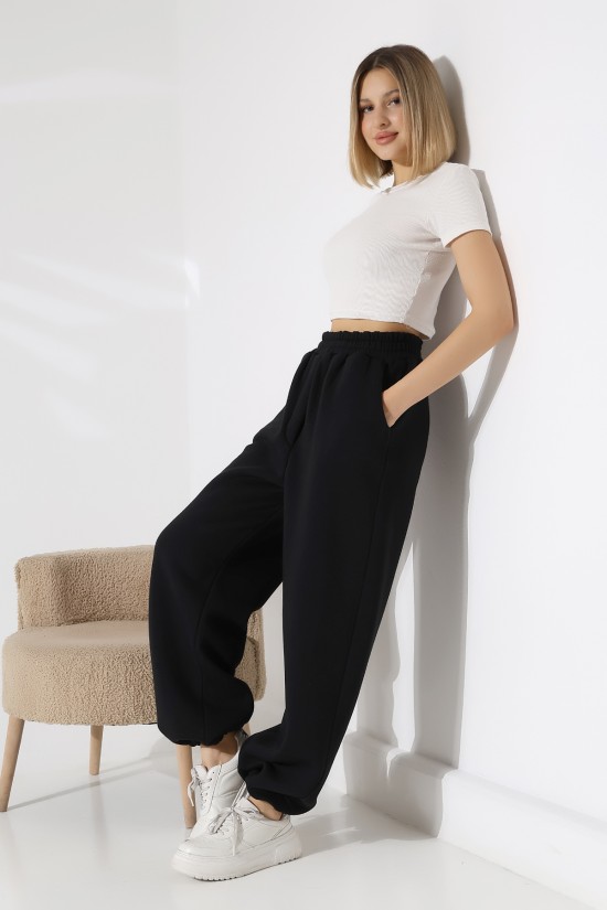 22135 KADIN 3 İP PENYE KOMPAKT ŞARDONLU ARKA TEK CEPLİ ÖNÜ PATLI PAÇASI AÇIK LASTİK AYAR BÜZGÜLÜ EŞOFMAN PANTOLON 22135 KADIN 3 İP PENYE KOMPAKT ŞARDONLU ARKA TEK CEPLİ ÖNÜ PATLI PAÇASI AÇIK LASTİK AYAR BÜZGÜLÜ EŞOFMAN PANTOLON