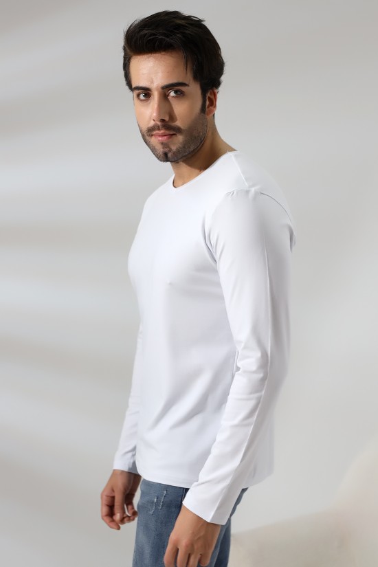 19647 ERKEK REGULAR FİT UZUN KOL V YAKA TSHIRT 19647 ERKEK REGULAR FİT UZUN KOL V YAKA TSHIRT