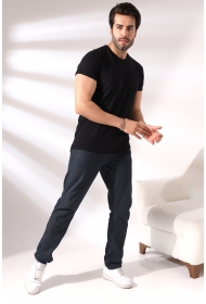 19953 ERKEK REGULAR FİT KISA KOL V YAKA TSHIRT