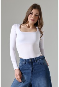 21940 KADIN FULL LYC MİKRO TULUM KARE YAKA UZUN KOL ALTI KÜLOTLU VE ÇITÇITLI TSHIRT 21940 KADIN FULL LYC MİKRO TULUM KARE YAKA UZUN KOL ALTI KÜLOTLU VE ÇITÇITLI TSHIRT