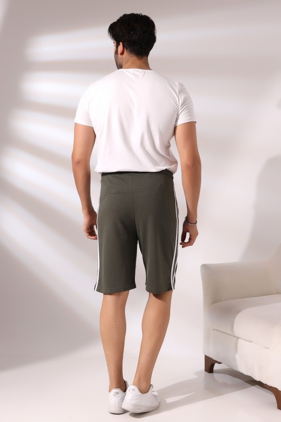 19630 ERKEK FLOTA CEPLİ YANLARI ÇİFT ŞERİTLİ ŞORT 