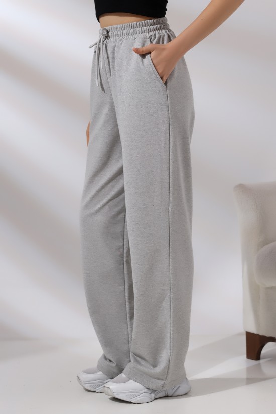 21566  BAYAN CEPLİ SALAŞ GENİŞ DÖKÜMLÜ 2 İP PANTOLON 